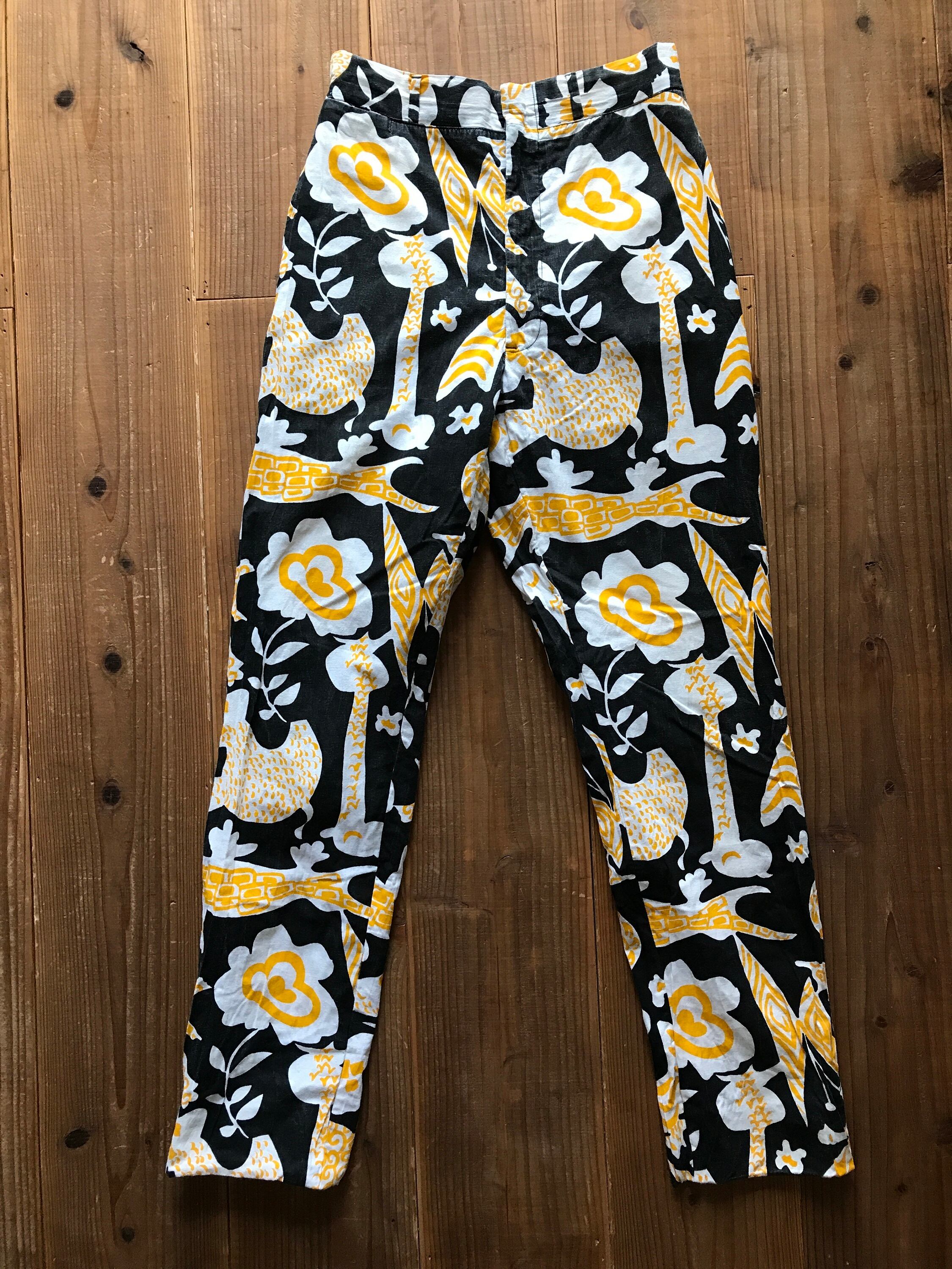 60's POP-ART SLACKS 柄パンツ