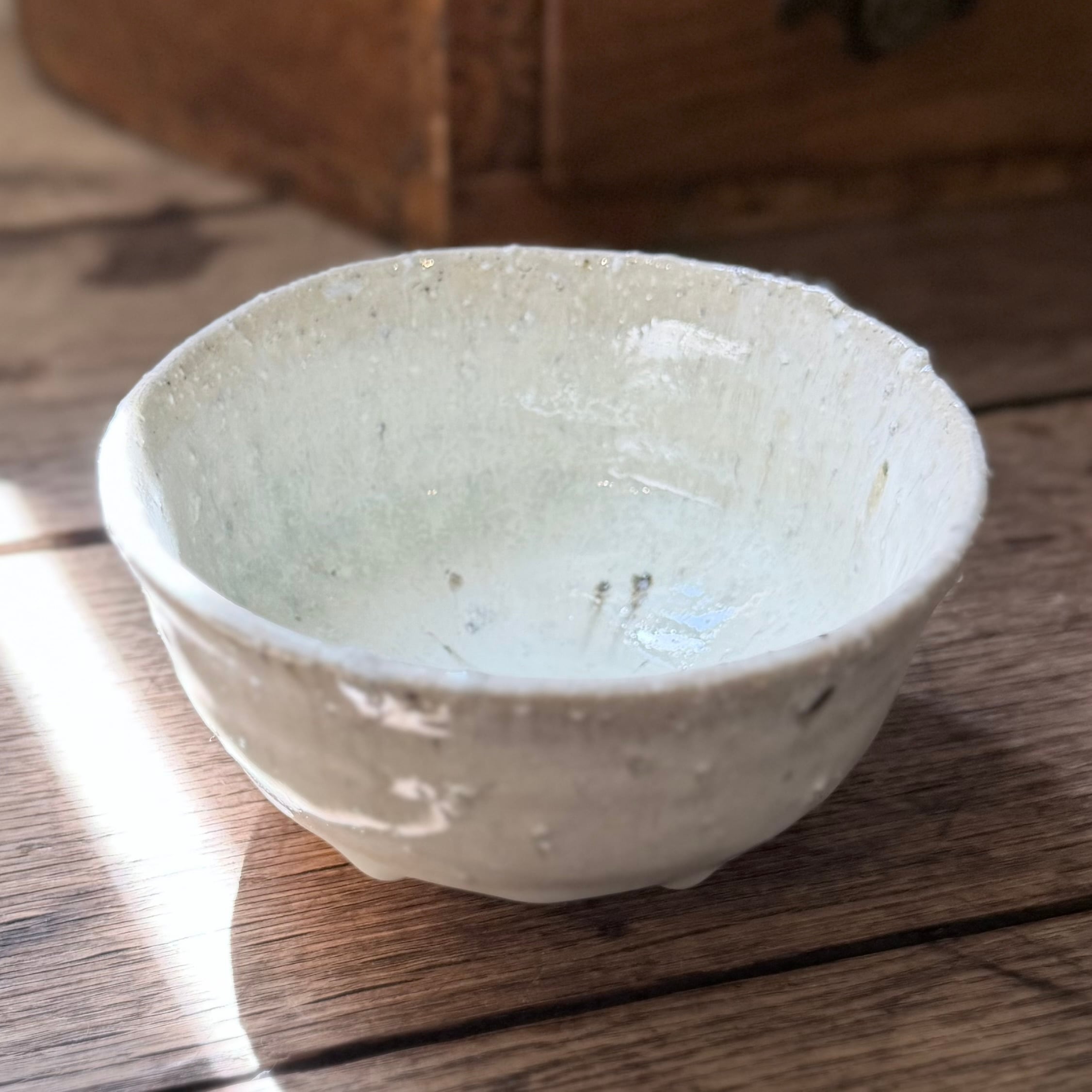 四海大 籾灰釉碗