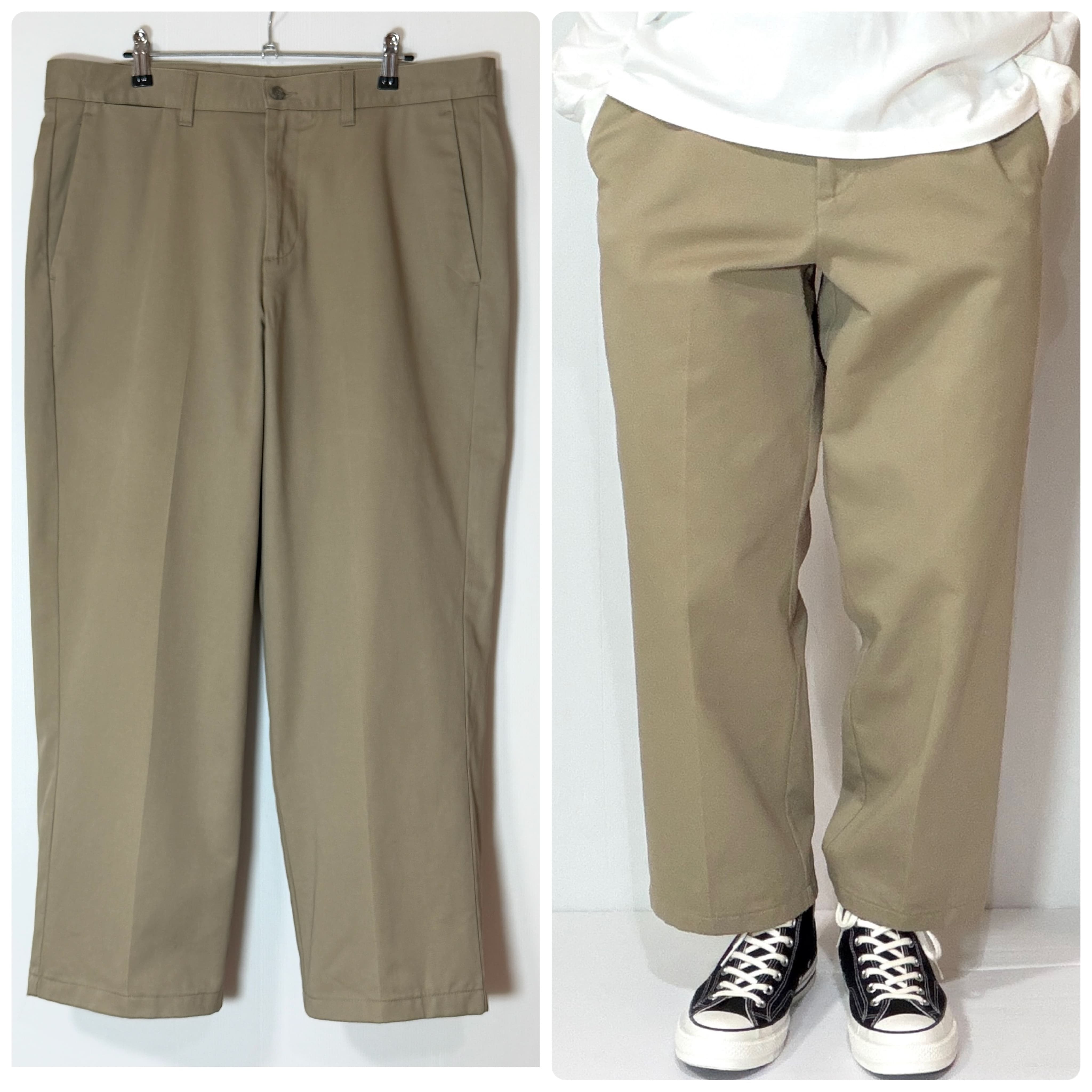 00s DOCKERS ドッカーズ コットン ノータック チノパン【W36L29