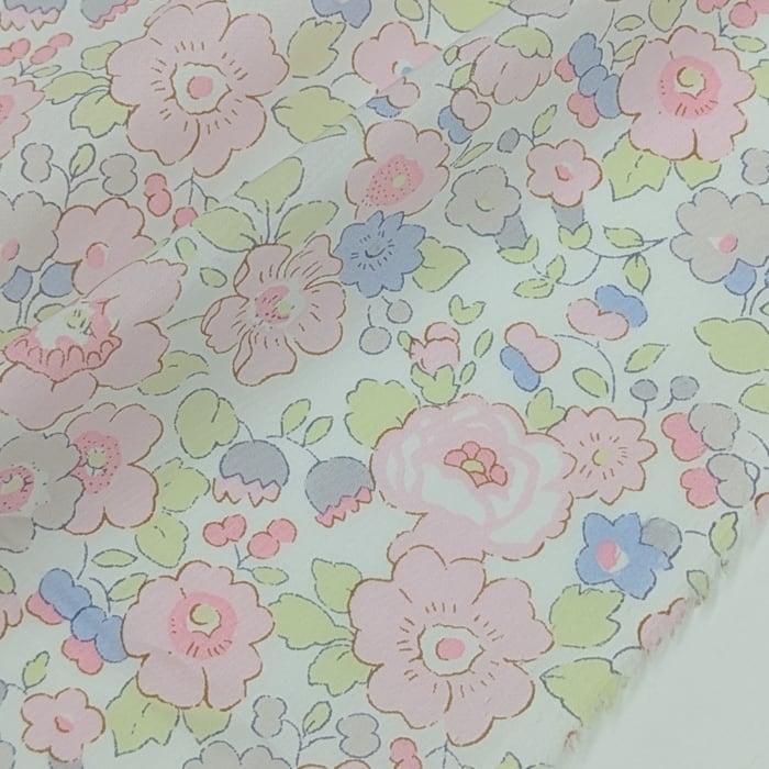 サイズ注意!説明欄確認要◆輸入 リバティ LIBERTY タナローン Betsy ベッツィ ドラジェ 約130×40cm(訳あり)