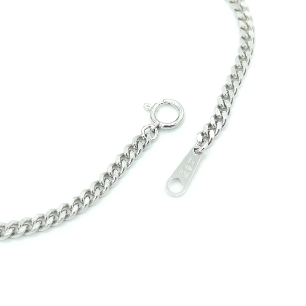 20.3g Pt850 喜平2面ネックレス プラチナ ネックレスチェーン Y01865