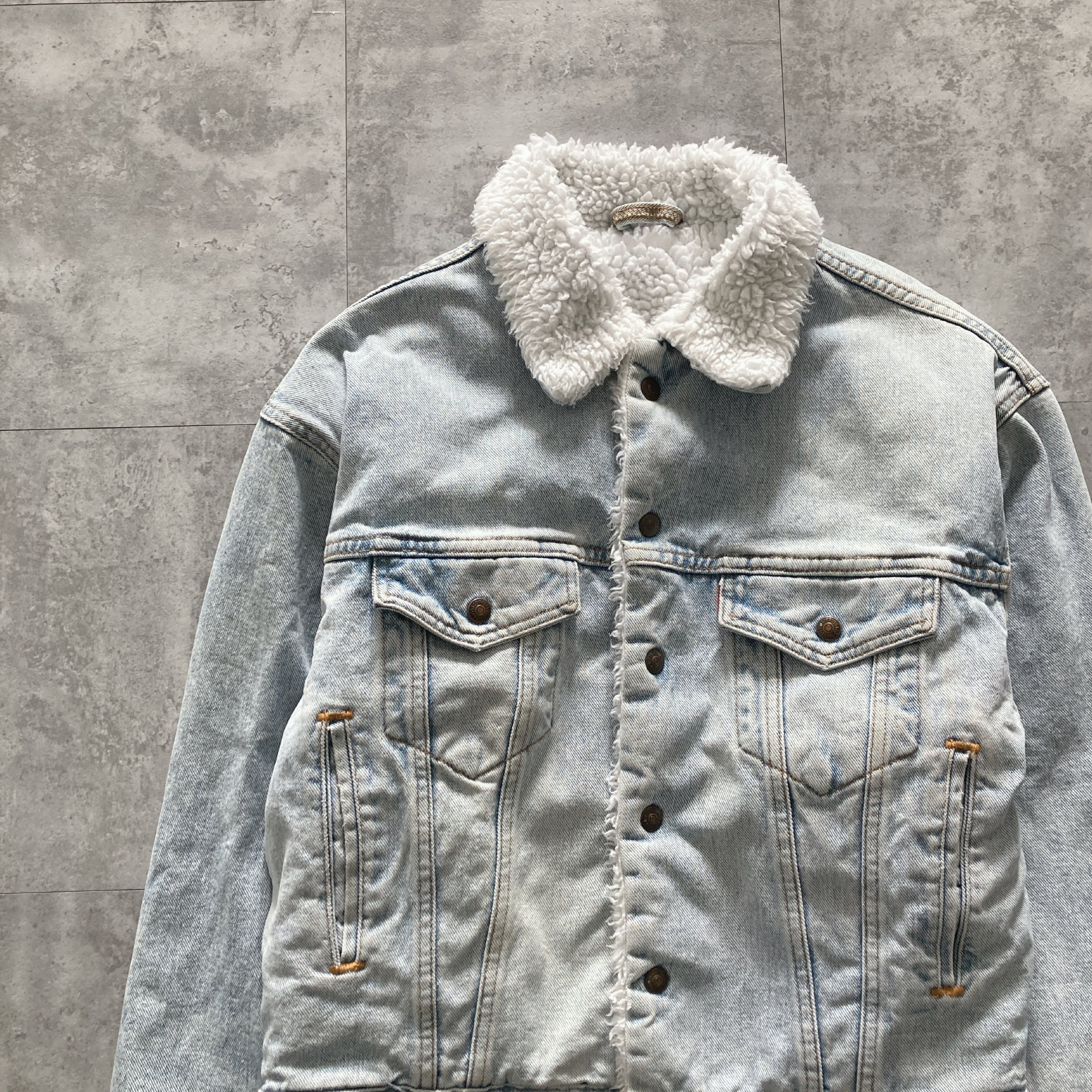 USA製】90s Levis リーバイス 93年製 表記S 着用感M デニムボア