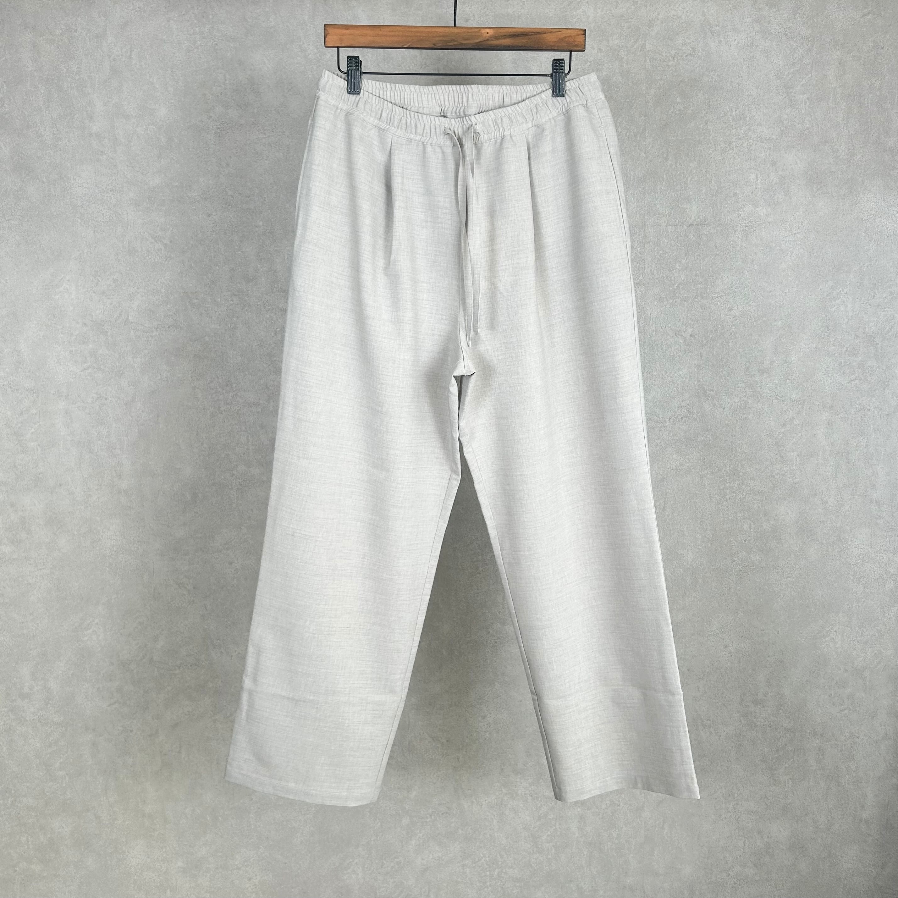 26SS》【LA MOND】NEW SEMI WIDE SHARI PANTS ラモンド ニュー