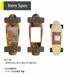 CRUISER SKATEBOARD FRAME スケート ボード フレーム インテリア