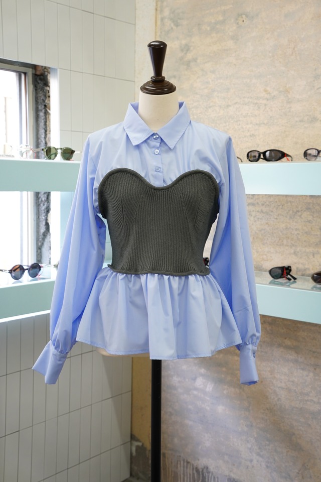 BISCHE TUKI BLUE SHIRT