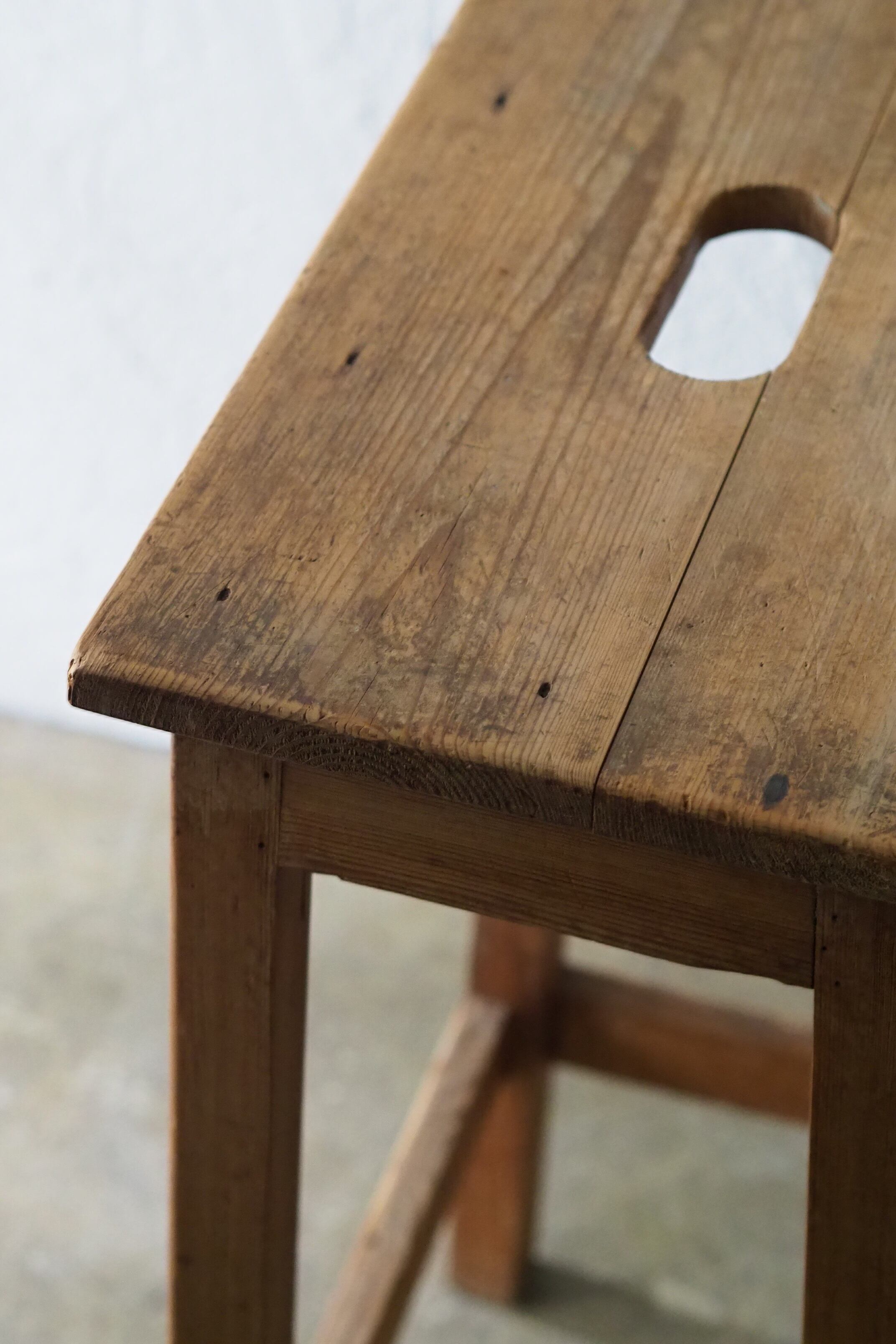 パインの花台-vintage wood plant stand | アンティーク.ヴィンテージ