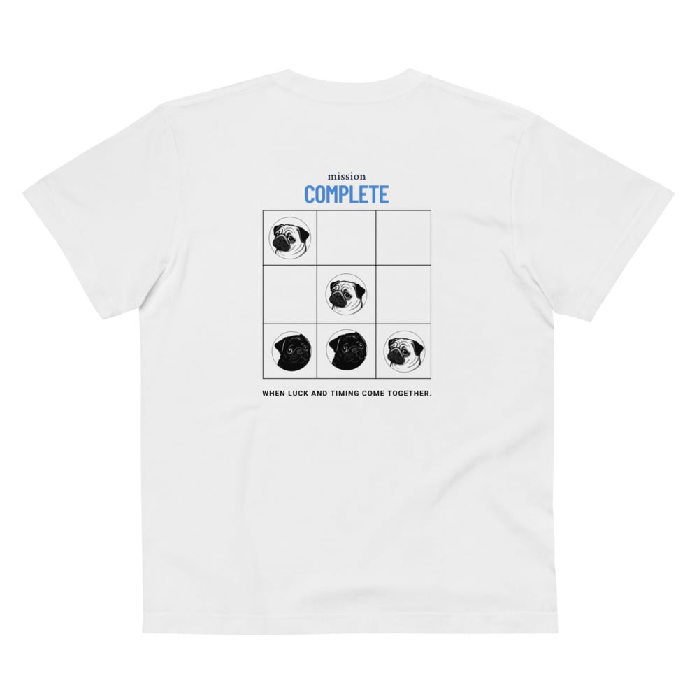 「ミッションコンプリート」Tee White/Gray