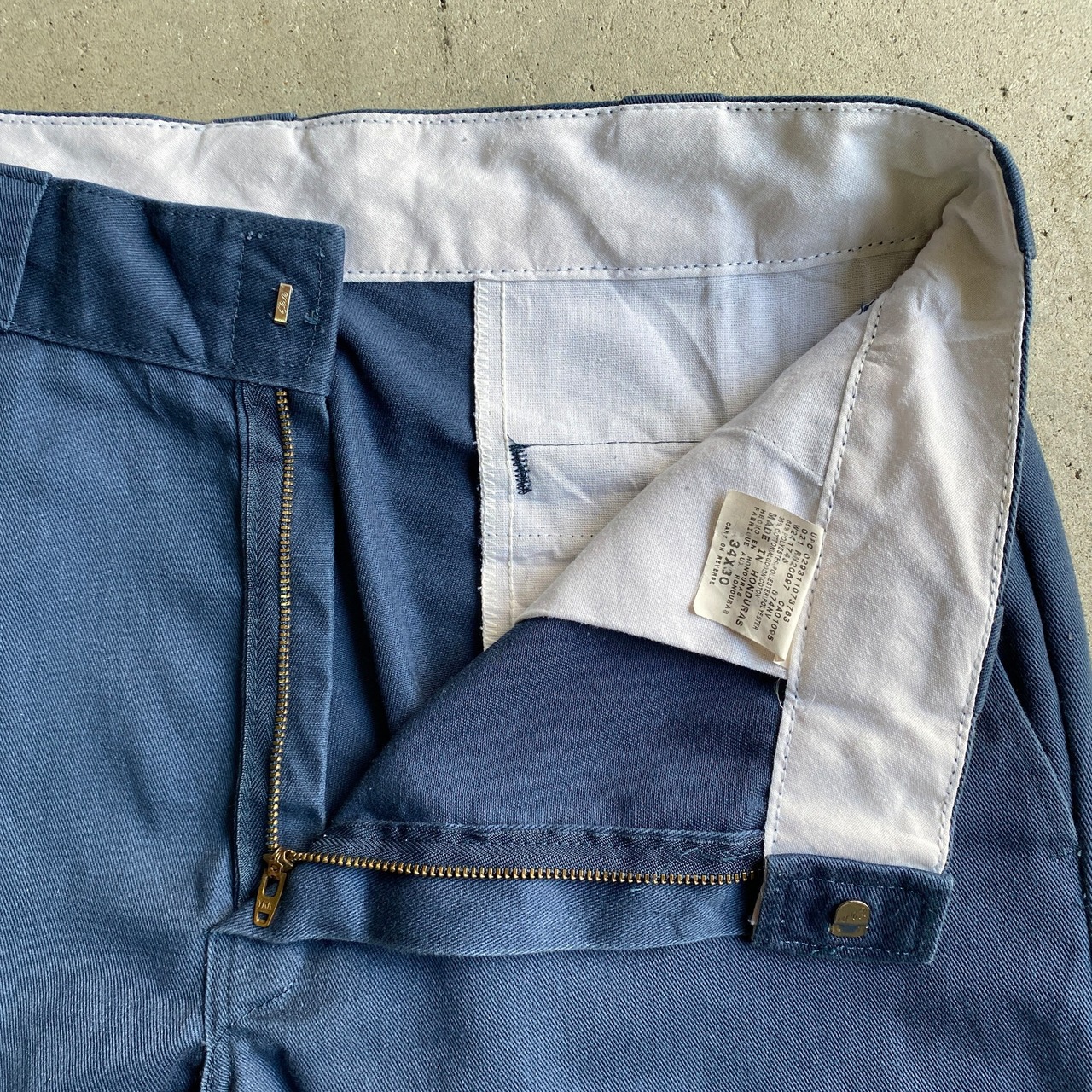 Dickies ディッキーズ 874 ワークパンツ メンズW34 古着 ネイビー 紺 