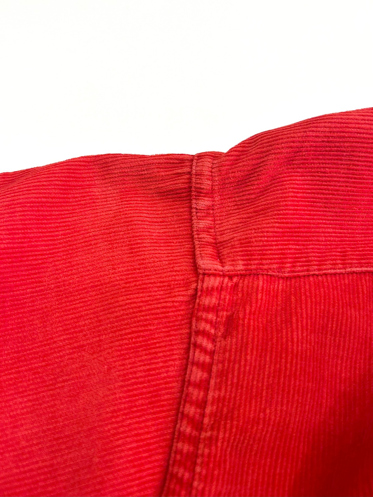 40s MOHAWK CORDUROY OPEN COLLAR SHIRT Size L