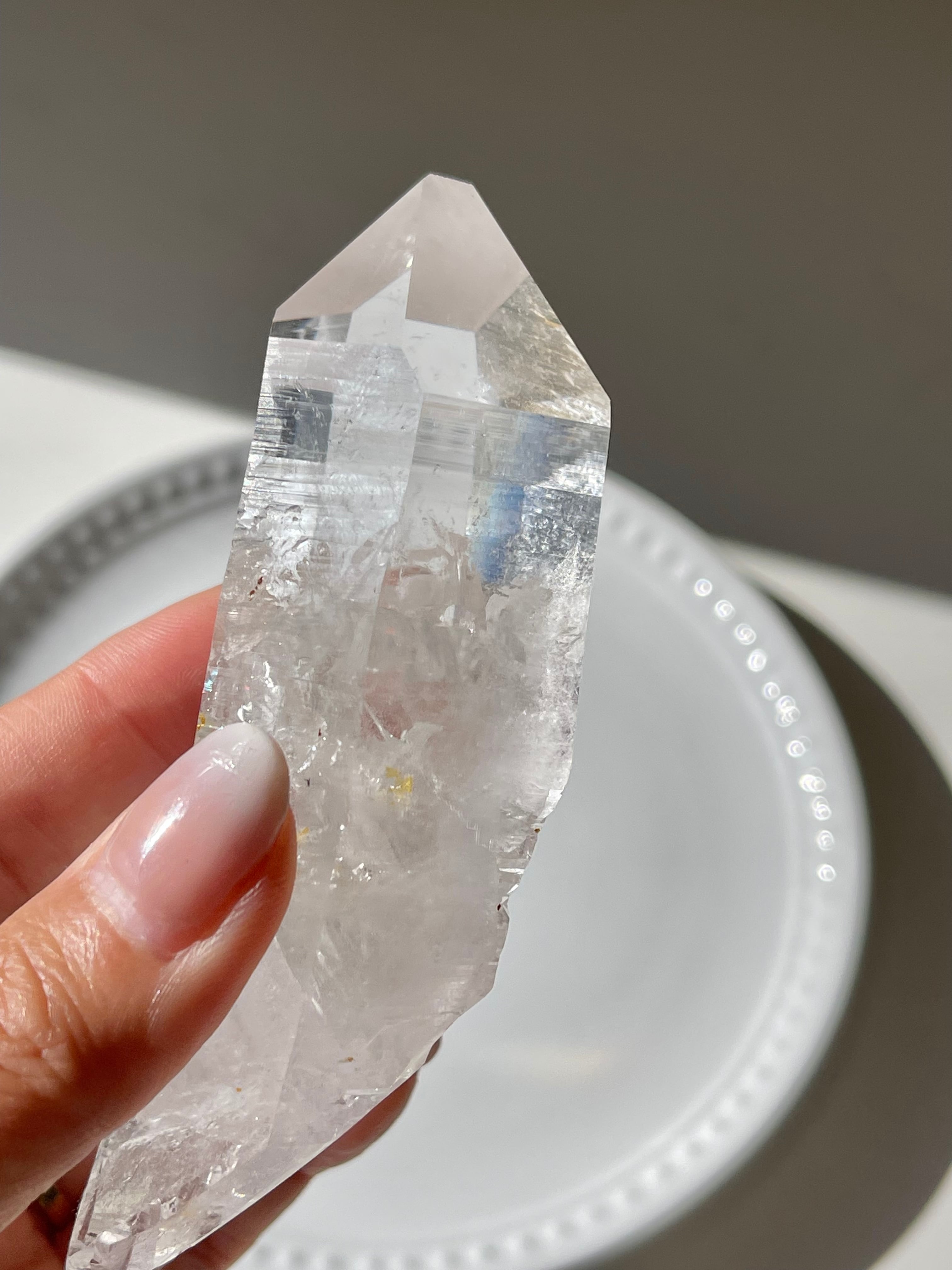 コロンビア　コスケス鉱山レムリアンシード(レインボー,DT,ツイン,セルフフィード,ファントム,リモナイト)