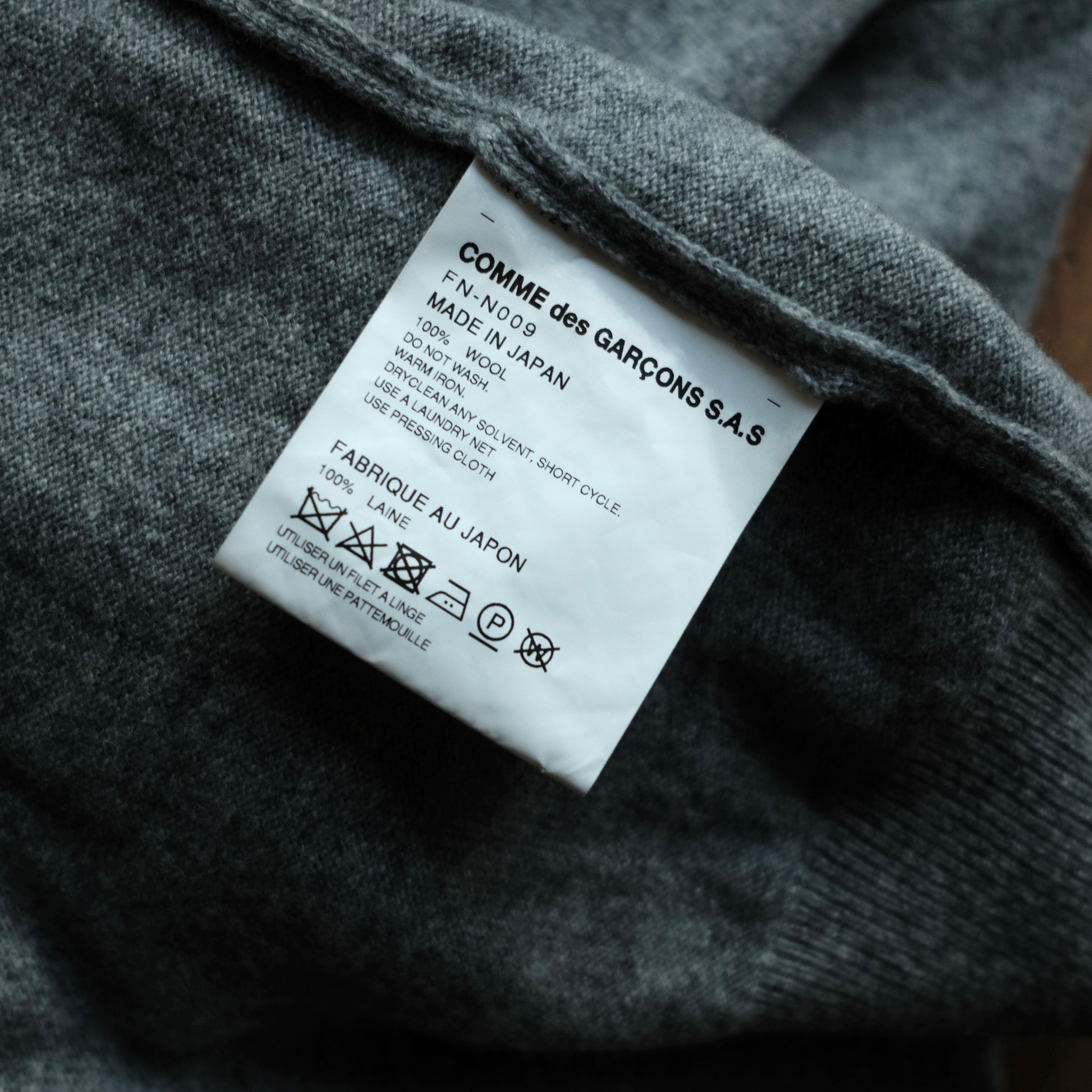 COMME des GARCONS SHIRT WOOL KNIT | safarionline