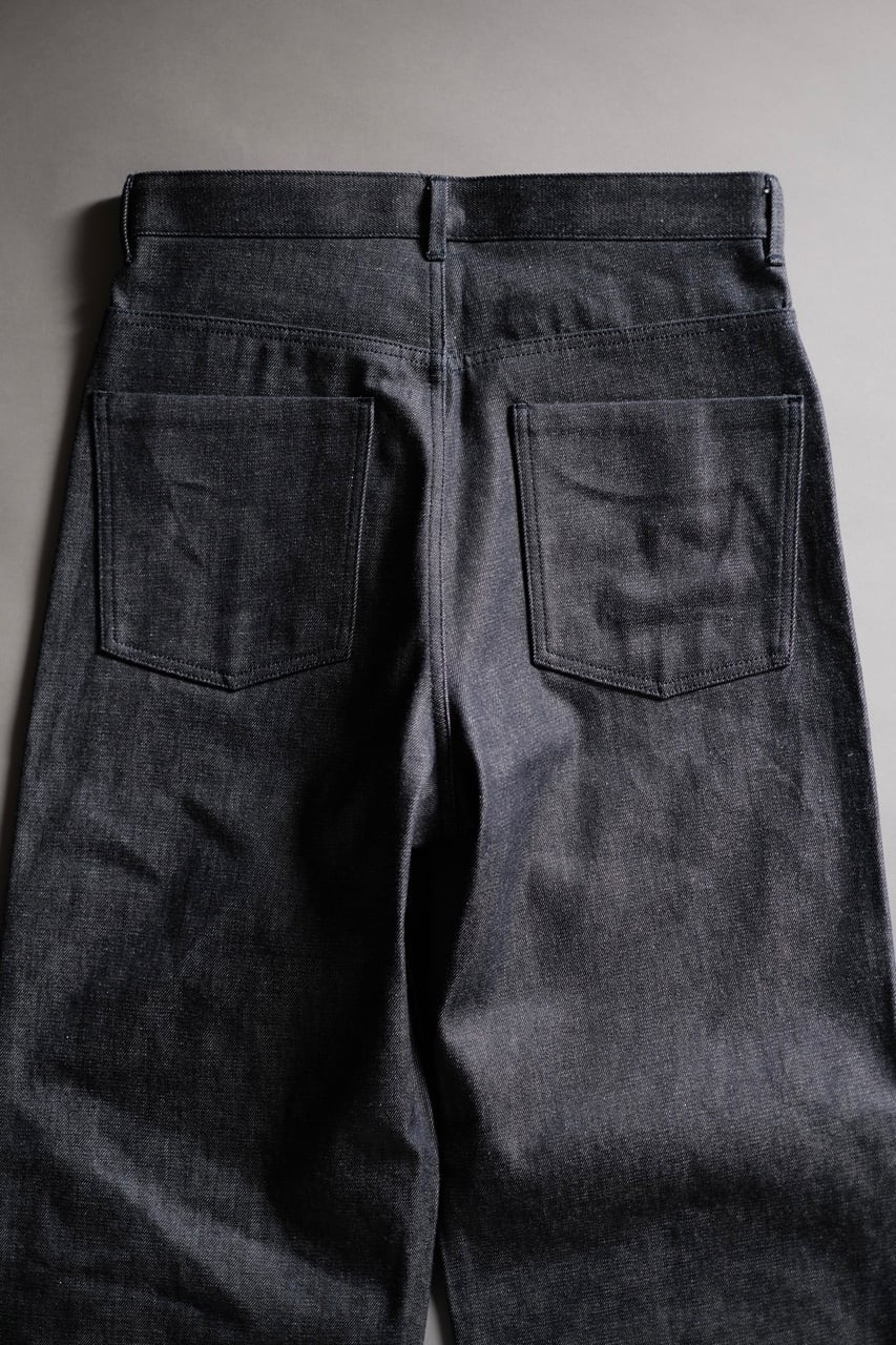 OMAR AFRIDI / 5PKT TROUSERS (RAW DENIM) | LIVING