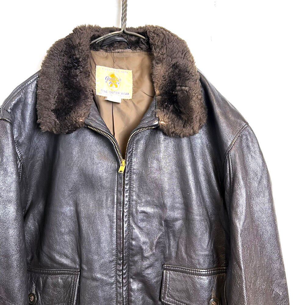 Golden Bear] Vintage G-1 Flight Jacket Leather Jacket [1970s