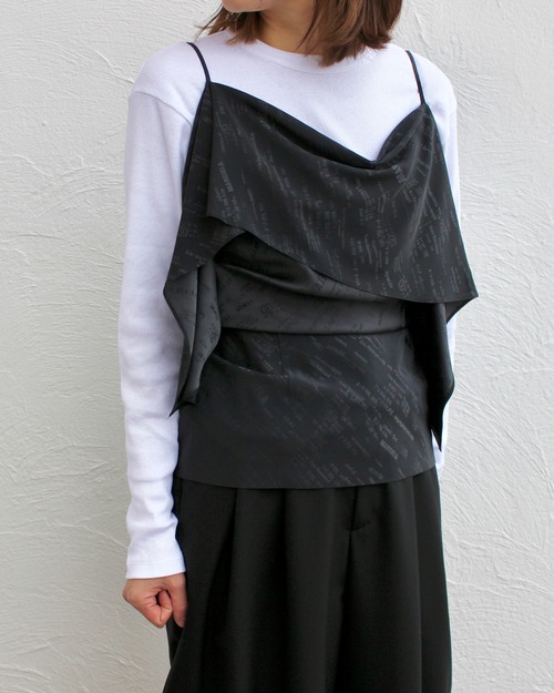 MM6MaisonMargiela/jacquard camisole