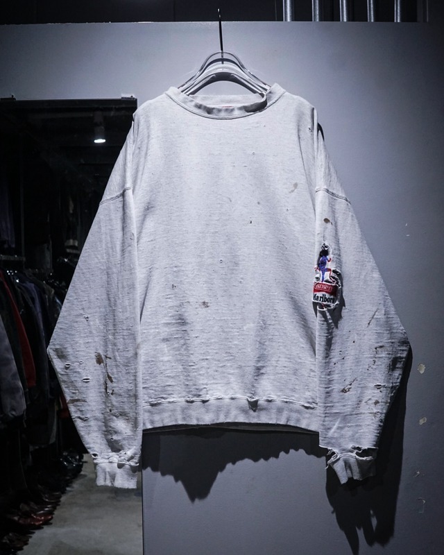 【add (C) vintage】90's "Marlboro" Lizard Embroidery Sweatshirt