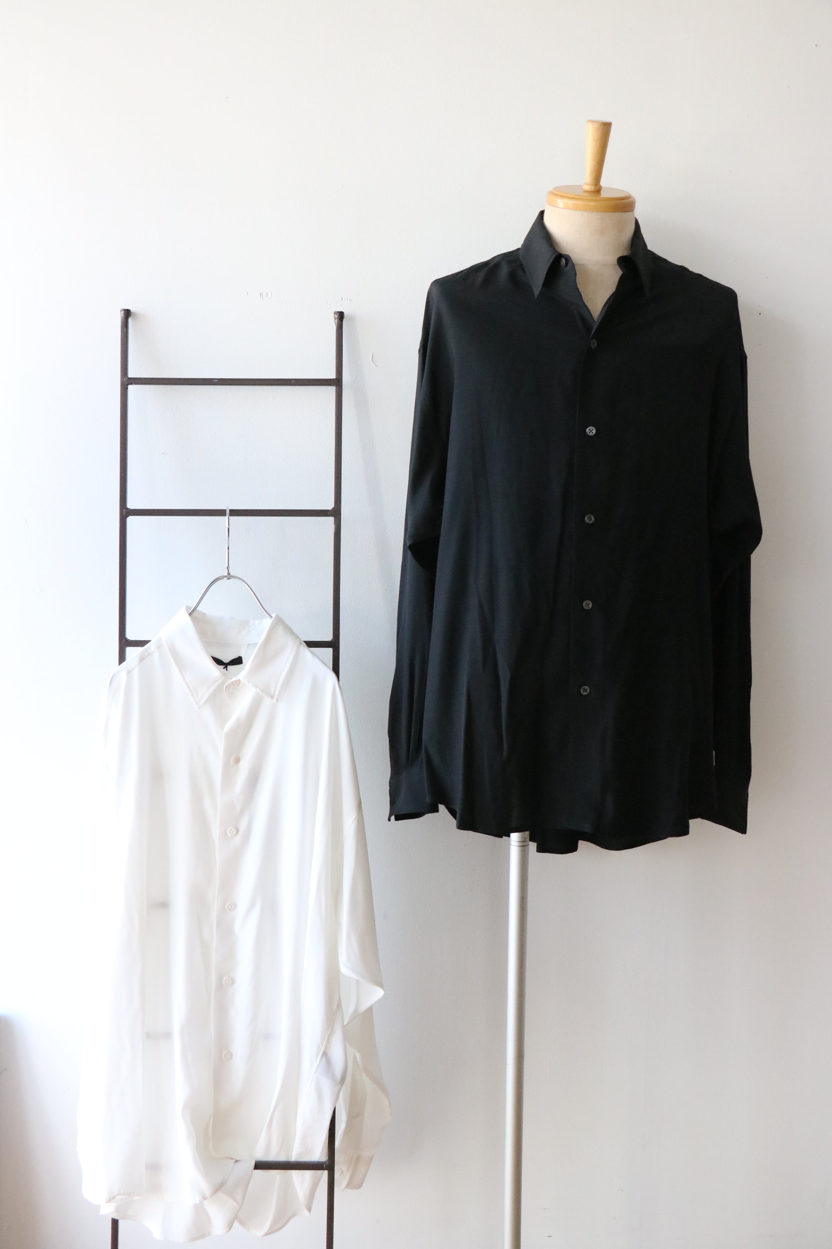 Juha -DRAPED RAYON SHIRT- / 10240702-1 / ユハ ドレープレーヨンシャツ