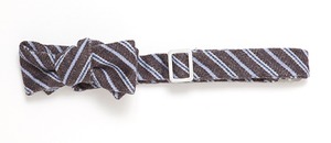 デニム ストライプ ボウタイ Occasion Stripe Denim Bow Tie