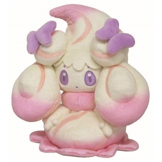 ポケモンぬいぐるみS マホイップ(ルビーミックス)リボンあめざいく(7444540)