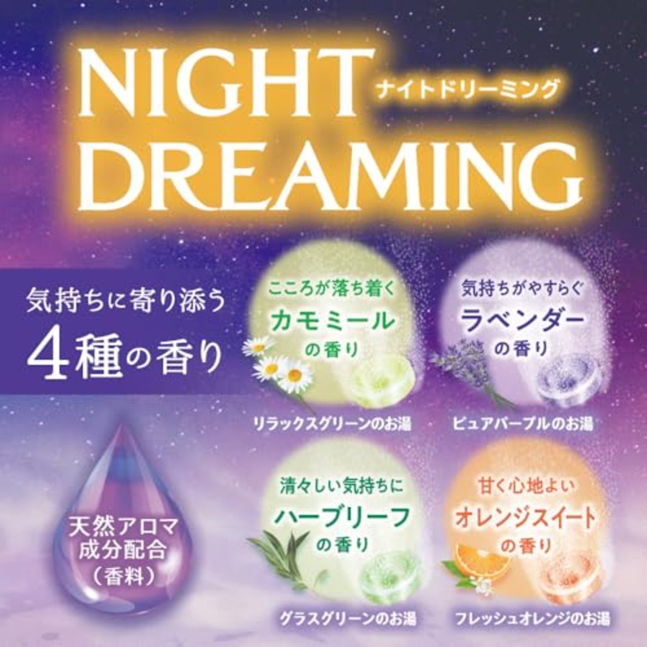 白元アース HERSバスラボ W保湿 NIGHT DREAMING12錠入 炭酸 入浴剤 スキンケア 保湿