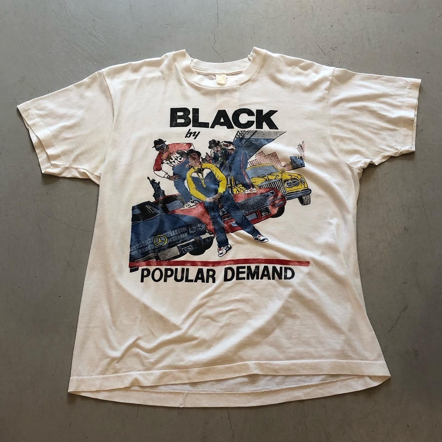 〜90s RUN-DMC “BLACK by POPULAR DEMAND” t-shirt【高円寺店】