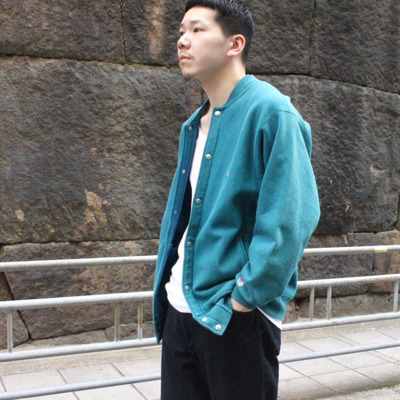 90s Champion Reverse Wave Snap Cardigan USA製 | VOLAR