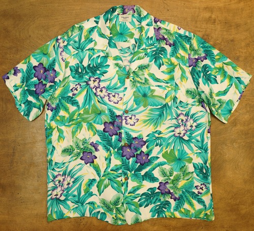 1826R2 PARADISE BAY MADE IN HAWAII ハワイ製 ハワイアン アロハシャツ メンズ古着