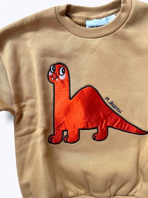 【mini rodini KIDS】DINO APPLICATION SWEAT