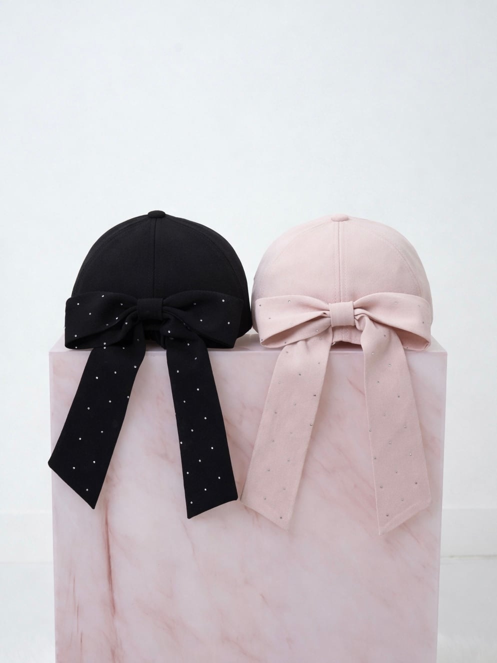 Lumignon original ♥ Lumignon back ribbon cap【ブラック】 | Lumignon