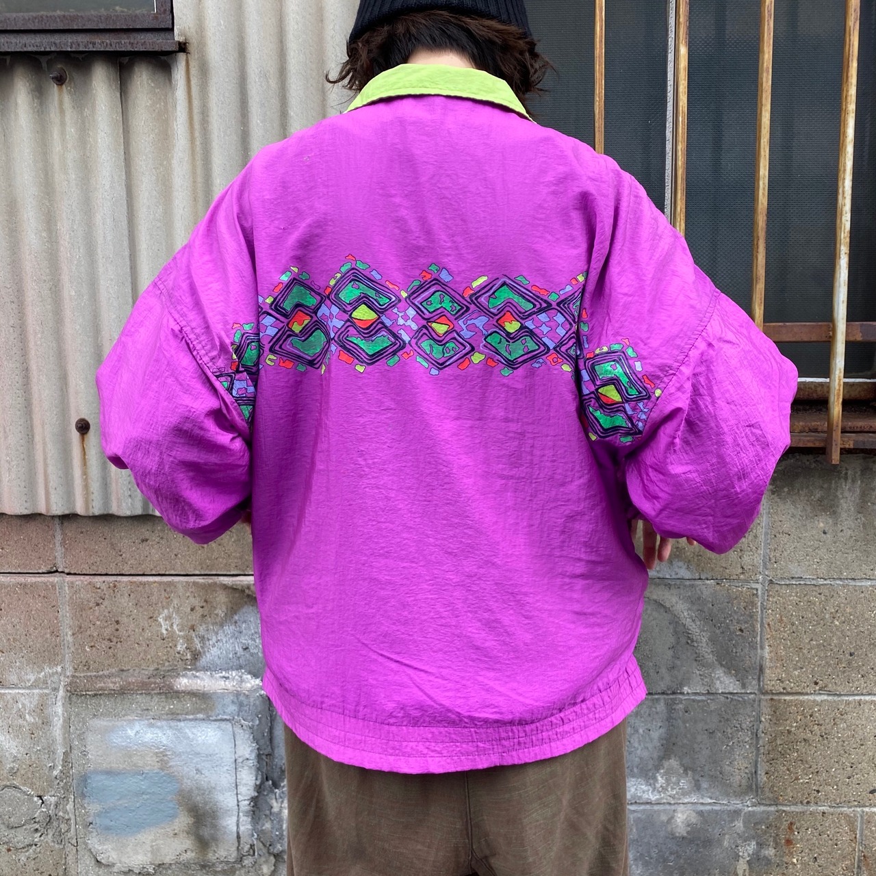 80年代 80s イタリア製 FILA フィラ ナイロンジャケット ウィンド 