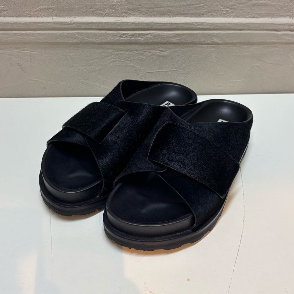 JIL SANDER＋ ジルサンダープラス HARAKO CROSS STRAP SANDALS