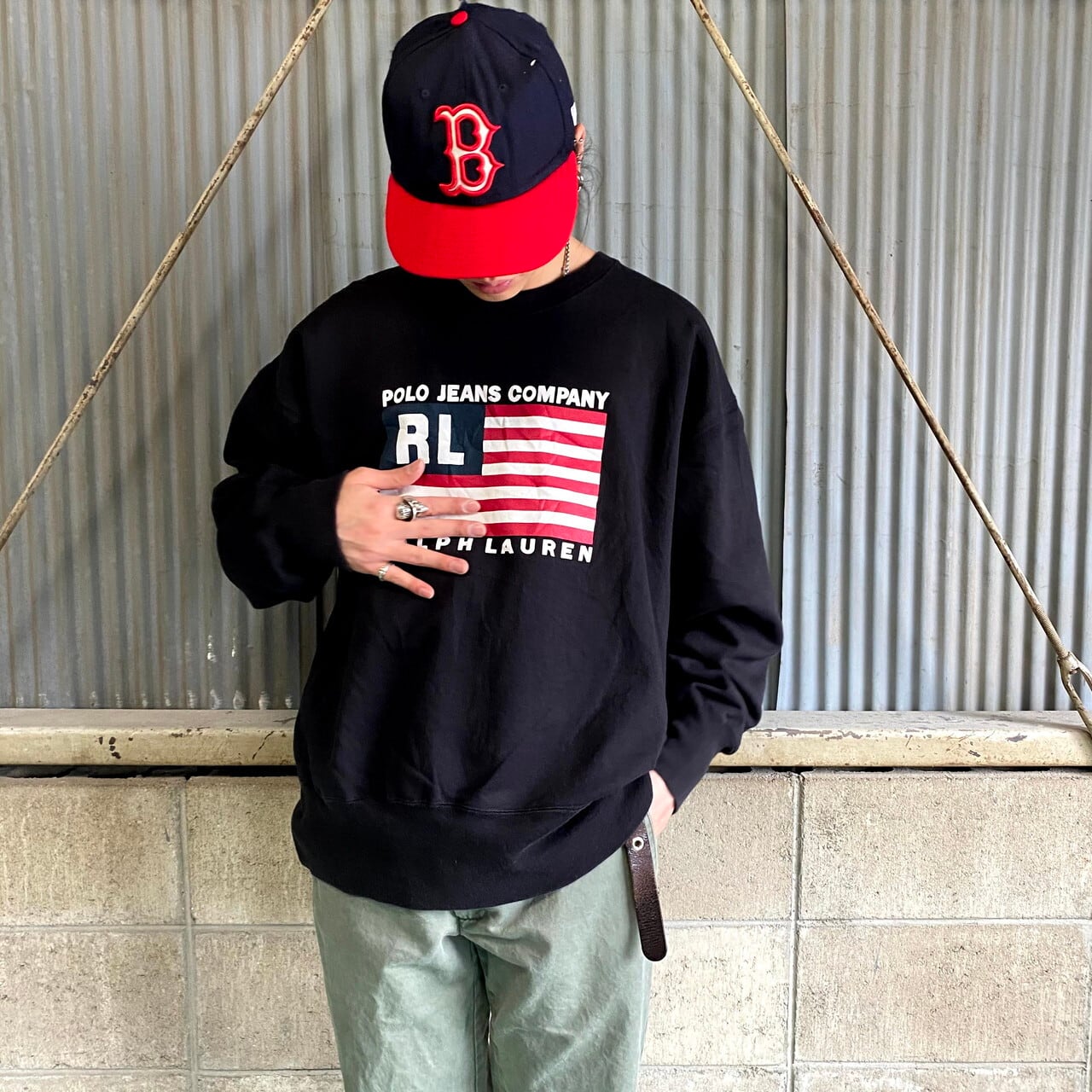 POLO JEANS ポロジーンズ ラルフローレン フロントロゴ プリント 