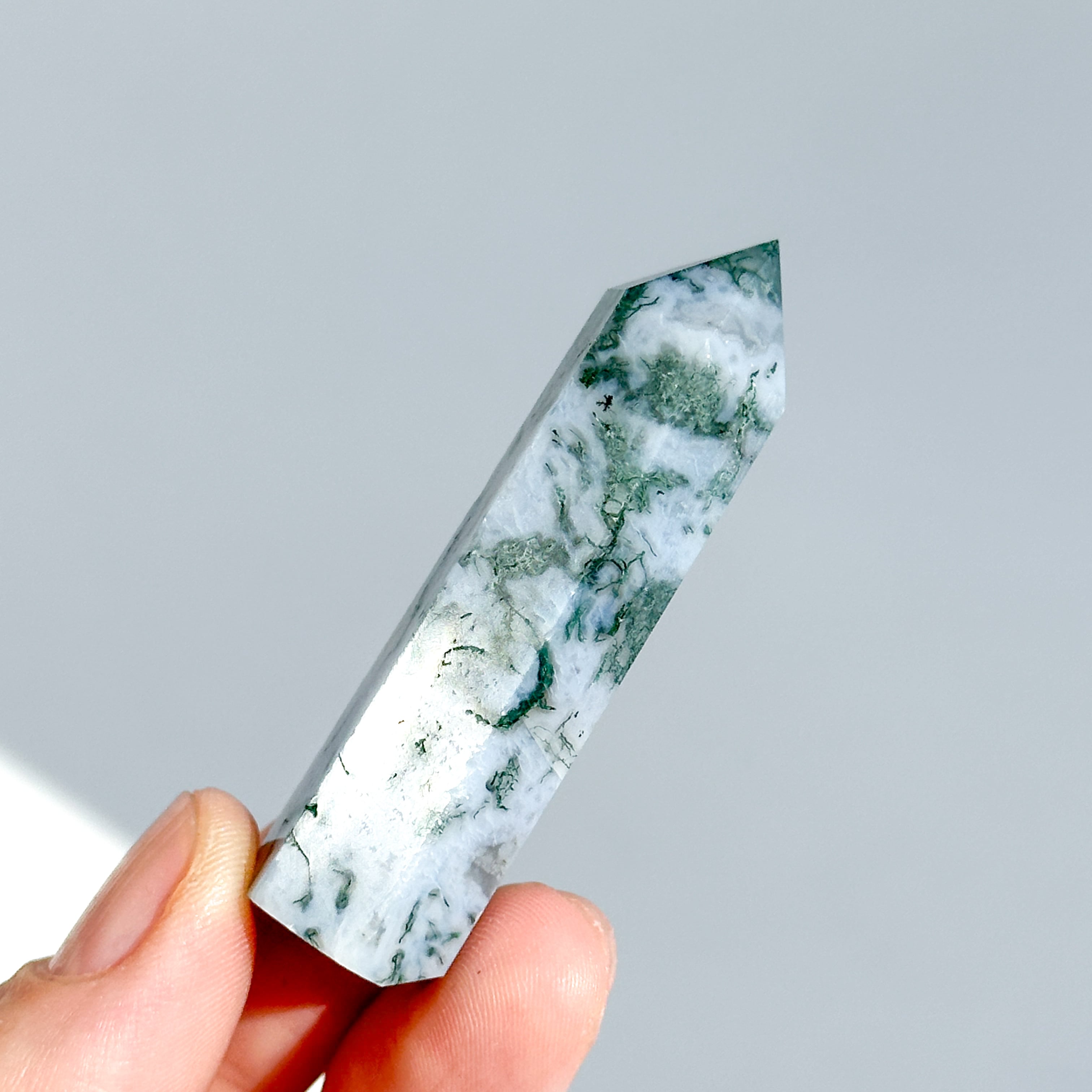 モスアゲート タワー11◇ Moss Agate ◇天然石・鉱物・パワーストーン