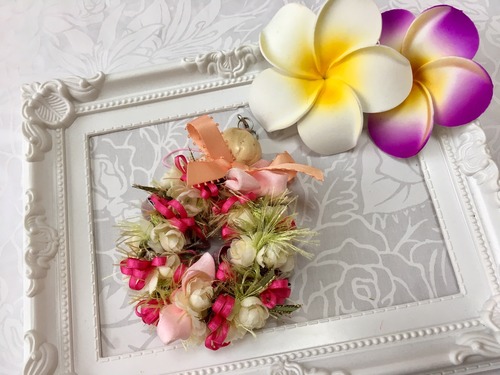 ハワイアンリボンレイ（レシピなし）【ピカケのストラップ　キット】