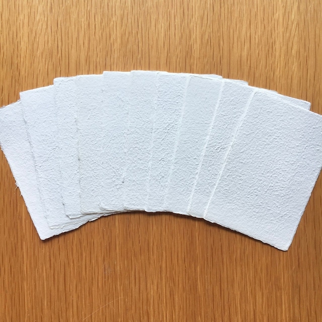 手すき和紙　ポストカードサイズ（10枚入り）