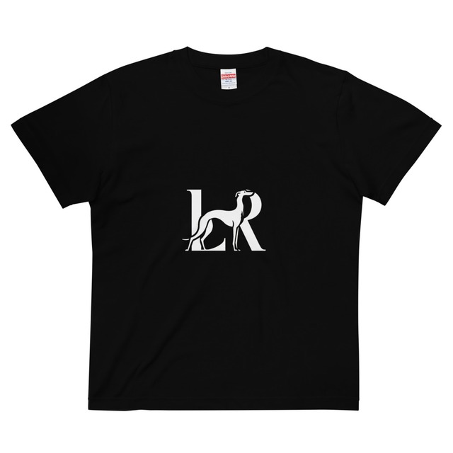 「LR」 Italian Greyhound logo ユニセックス ハイクオリティーTシャツ A0118
