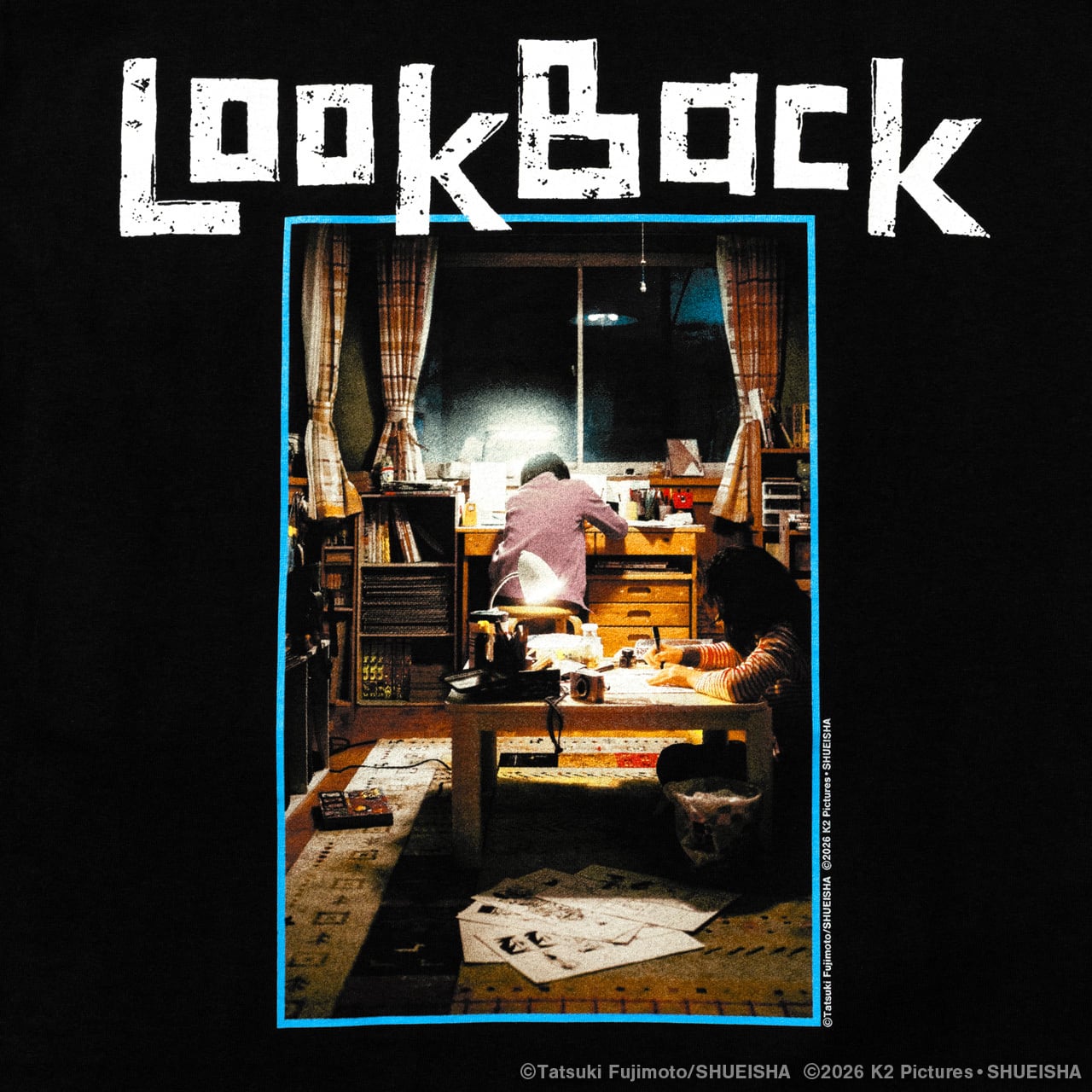 ルックバック messa look back tシャツ　geeks rule ルックバック × GEEKS RULE SILKSCREEN PRINTING T SHIRT | GEEKS RULE