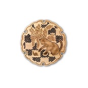 【Tomogu】かたつむりとシャム Coaster and chopstick rest set
