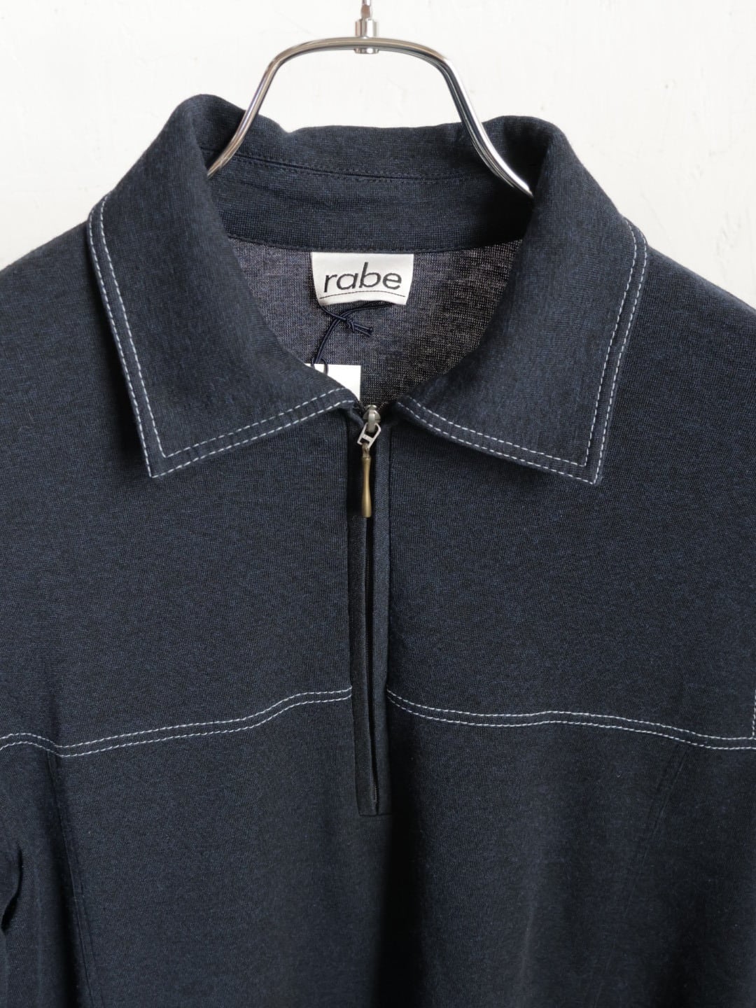 vintage>half zip stitch tops | CherLife