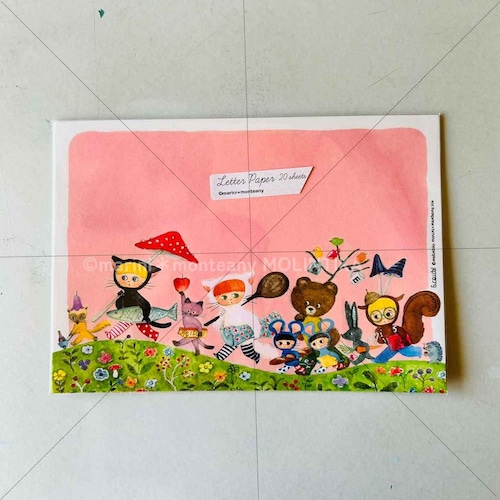 ECOUTE! Letter paper (M) *Let's go picnic