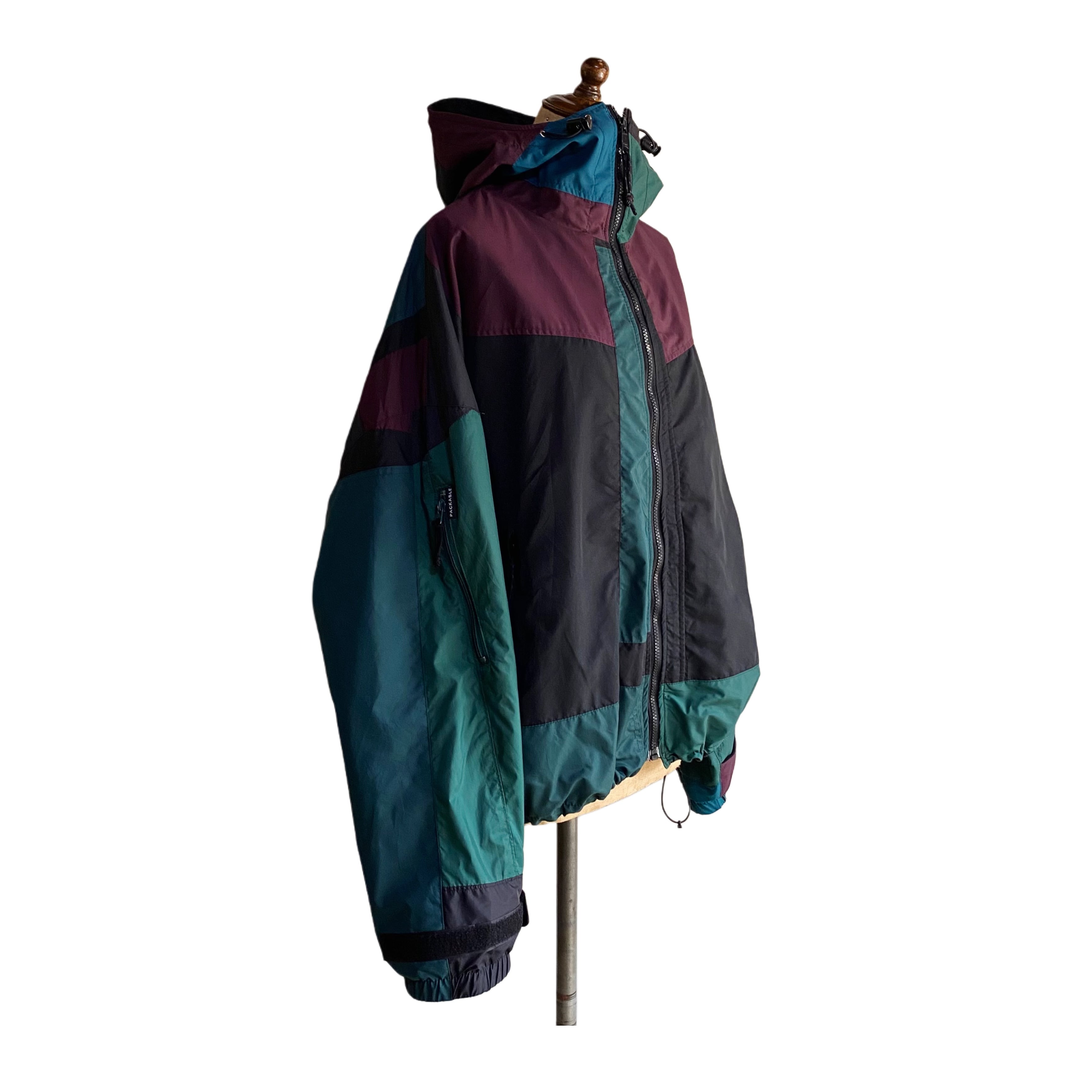 Rebuild mountain parka green black