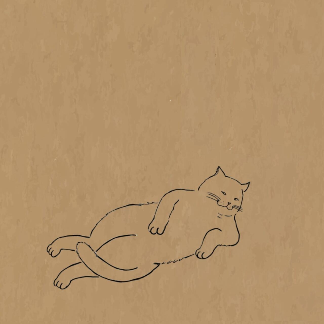 愛すべき猫たち「ふふ。」｜イラストペーパー(ダウンロード版)