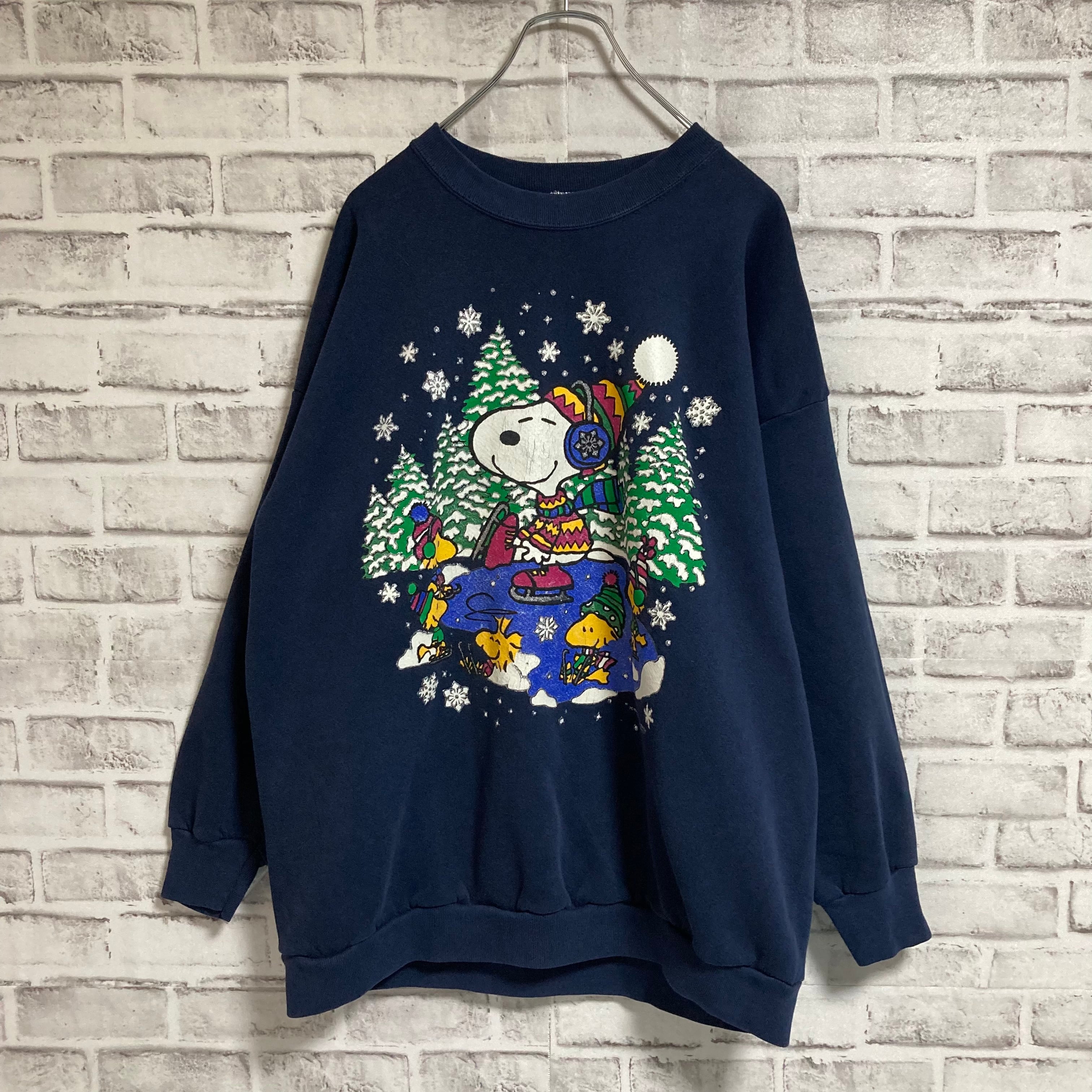 MBC】L/S Sweat L 90s Made in USA “ SNOOPY” スヌーピー ウッド