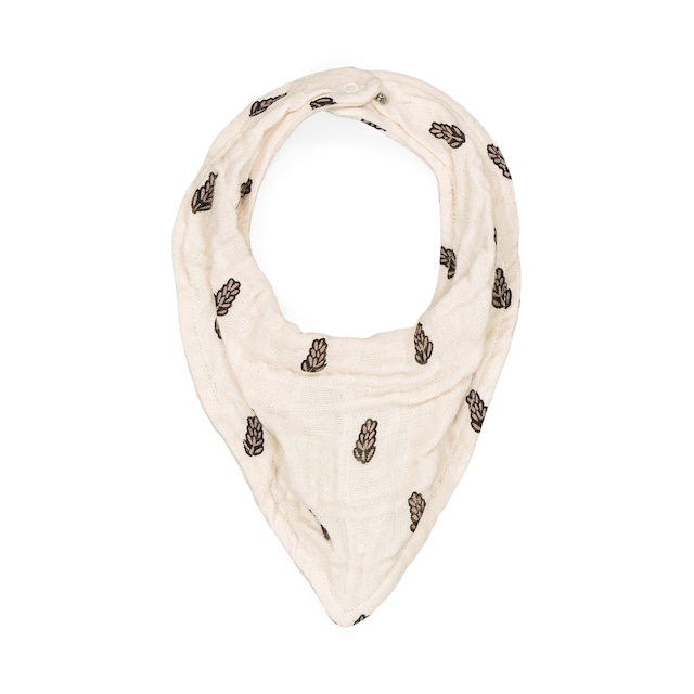 studio boheme paris / BANDANA BIB  (OFF WHITE / LAVENDER )