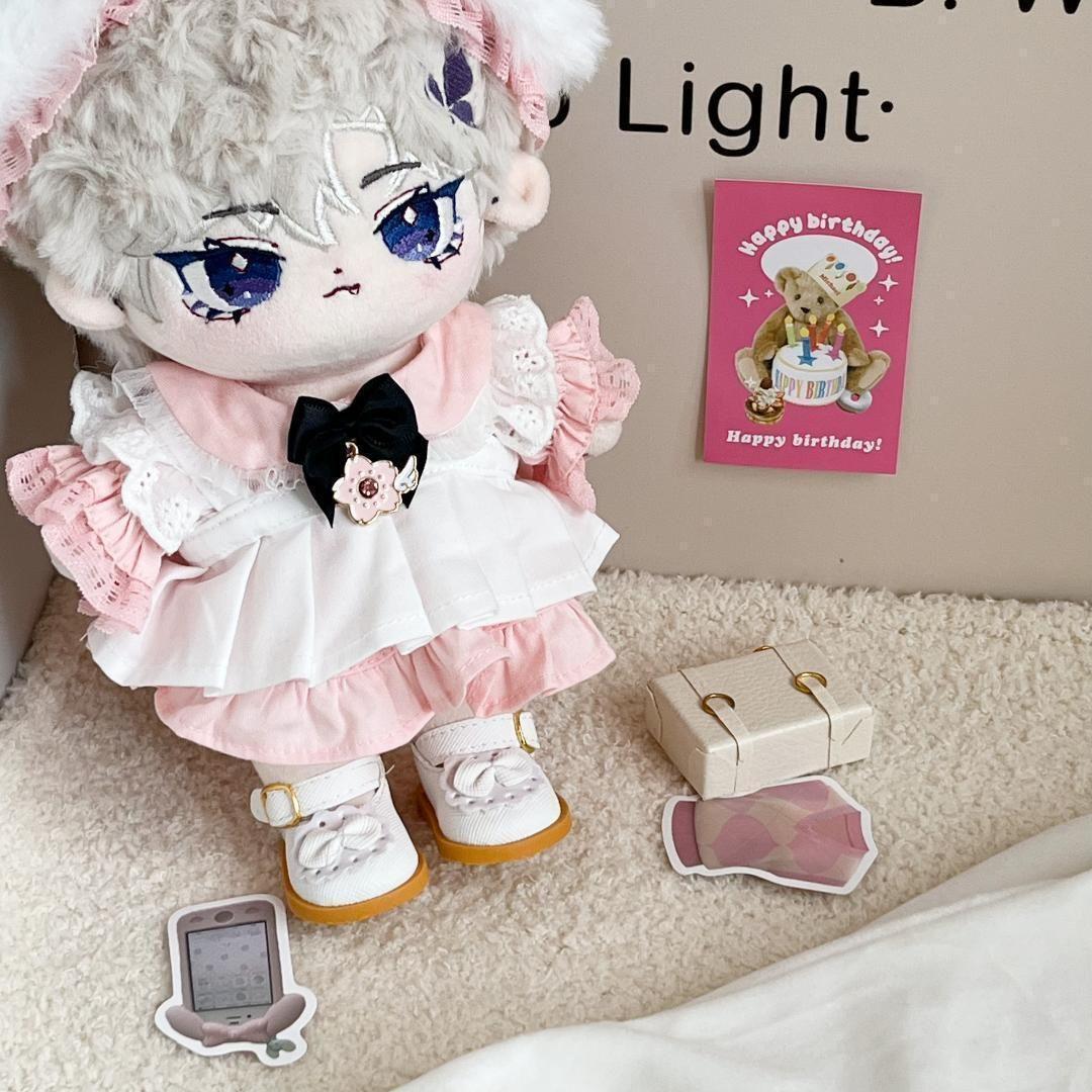 着せ替えぬいぐるみ 20cm 無属性 ぬいぐるみ 棉花娃娃 擬人 兎 うさちゃん