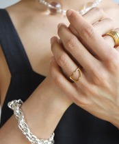 ハーフサークルリング/020019