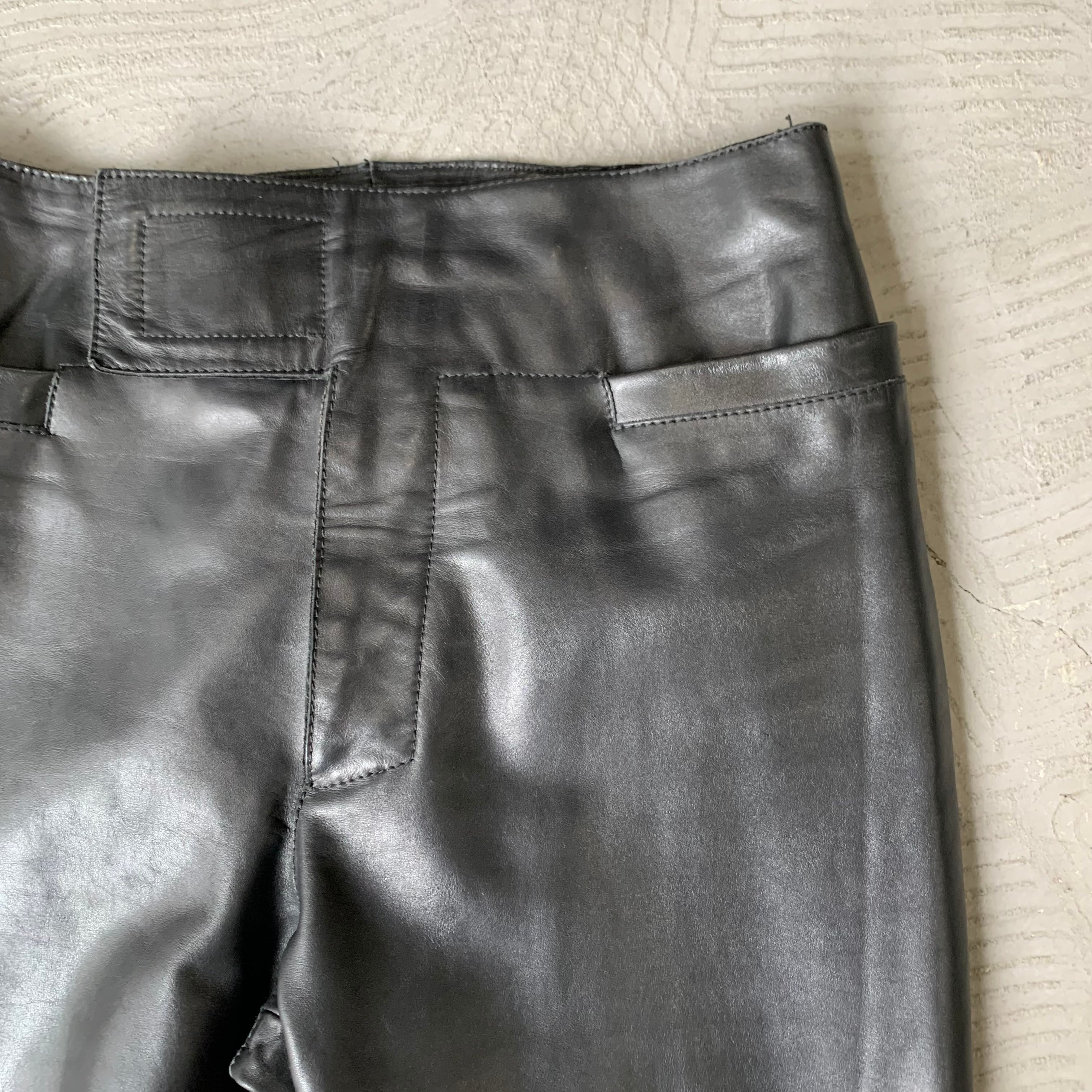 DIRK BIKKEMBERGS / Leather pants (B64) | SAMUEL FINCH / Online store
