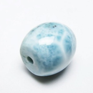 ラリマー パーツ ビーズ 穴あき アクセサリーパーツ ハンドメイド 一点物 メール便可 [M便 1/10] 112-11320