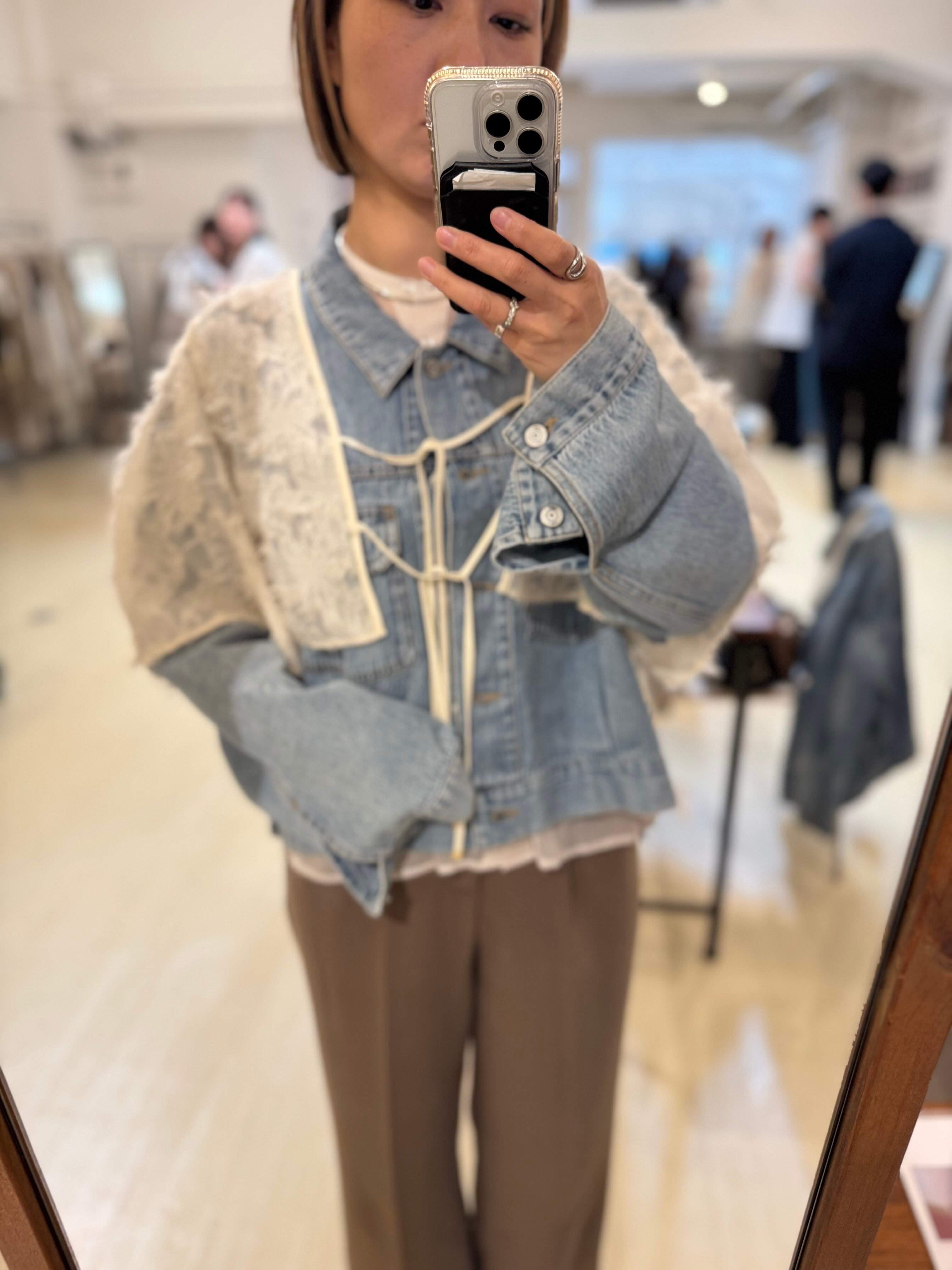 【CHIGNON】1554-016KK カットジャガードボレロ