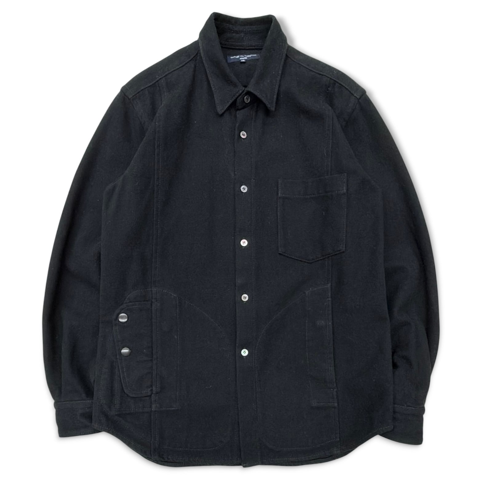 【Comme des Garçons HOMME】wool shirt コムデギャルソン ミリタリー シャツ