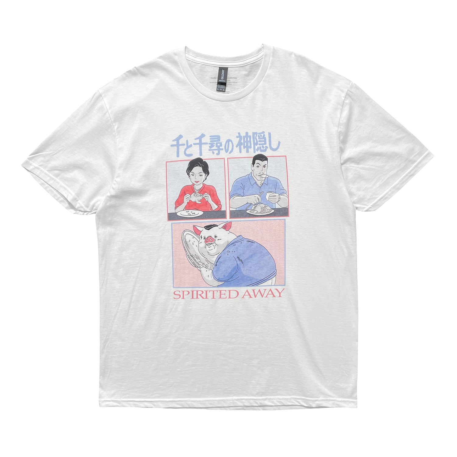 【XL】ジブリ オールスターズ アニメ Tシャツ 海外古着 ジブリ | 古着屋エバレット
